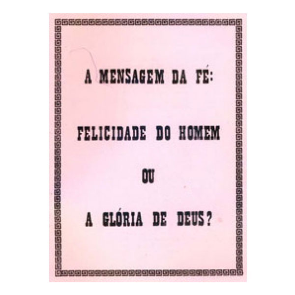 A mensagem da Fé